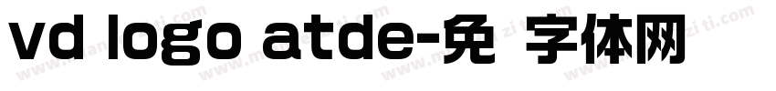 vd logo atde字体转换